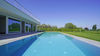 Villa moderna su unico livello con piscina, tetto verde panoramico e vista lago esclusiva a Manerba del Garda
