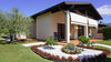 Villa a schiera di testa con giardino privato e garage doppio, in residence con piscina