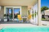 Sirmione, Punta Grò, Reihenendhaus mit Pool einige Meter vom See entfernt