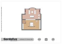 Peschiera del Garda, exklusive Maisonnette mit Seeblick zum Verkauf