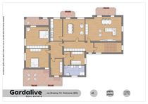 Sirmione, Elegante Villa su 3 livelli a con Giardino Privato in vendita